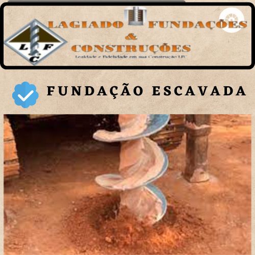 Perfuração em Solo / Fundação de Estacas Tipo Straus - Helíce continua - Escavada