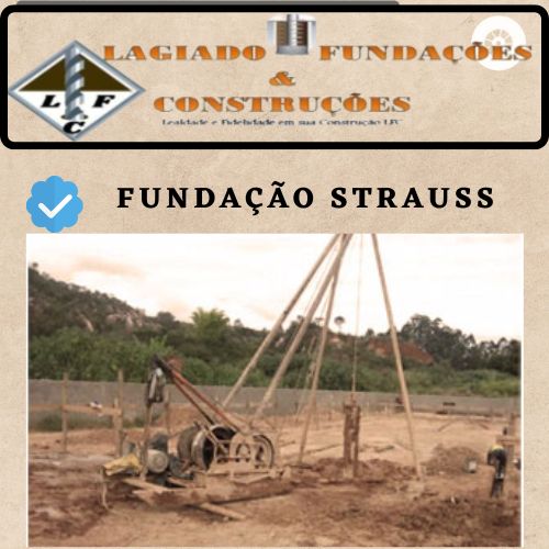 Perfuração em Solo / Fundação de Estacas Tipo Straus - Helíce continua - Escavada