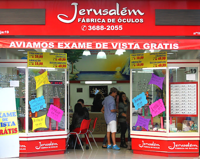 Óticas Jerusalém - Fábrica de Óculos