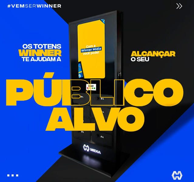 WINNER MÍDIA OSASCO - ANÚNCIOS DIGITAIS INDOOR/REDES SOCIAIS