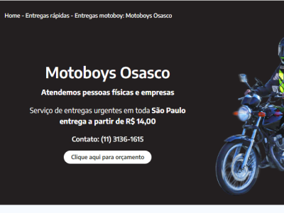 Serviço de Motoboy – Osasco, Alphaville, Carapicuíba e Região!